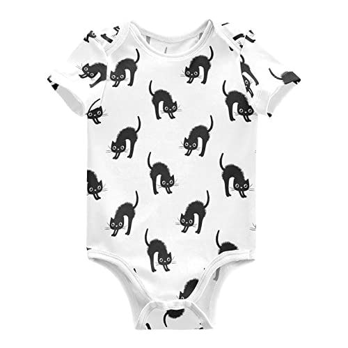 Ollabaky Unisex Baby Bodysuits Short-Sleeve Cotton Baby Clothes for Girls Boys 0-24 Months