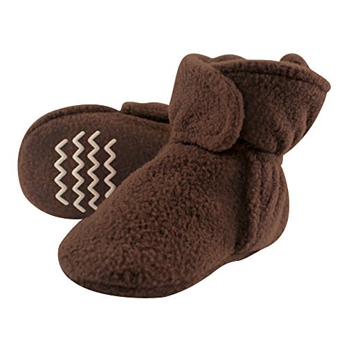 Hudson Baby Unisex-Child Cozy Fleece Booties Winter Accessory Set