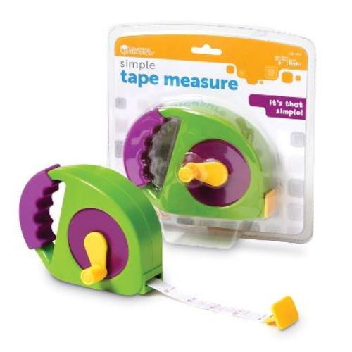 Learning Resources Simple Tape Measure, Measures 4 Feet, Ages 3+