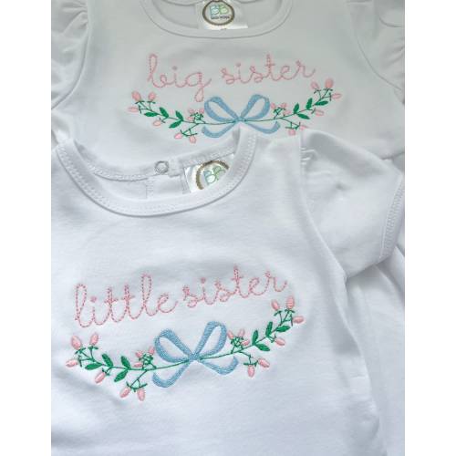 Little sister gown, pregnancy announcement shirts, little sister onesie, little sister