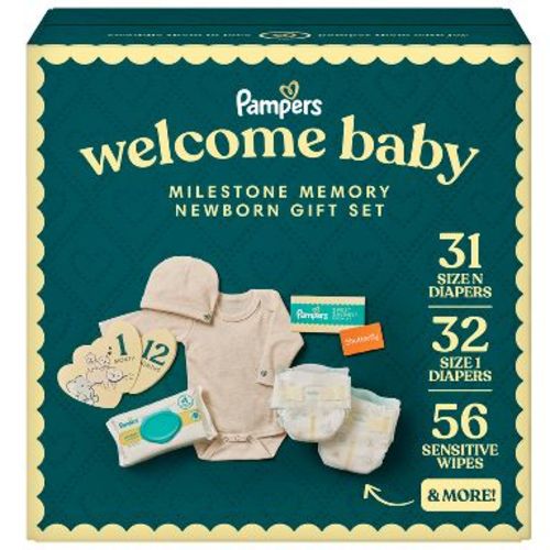 Pampers Swaddlers Gift Pack Disposable Diapers - Size 0-6 - 8pk