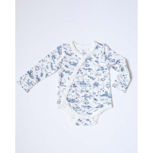 the jannie wrap bodysuit {storytime toile}
