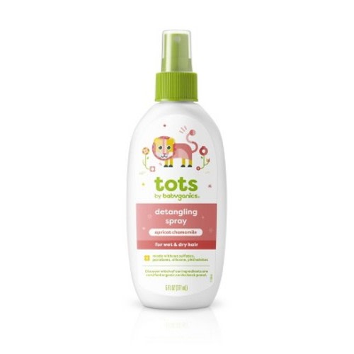 Tots by Babyganics Detangling Spray - Apricot Chamomile - 6 fl oz