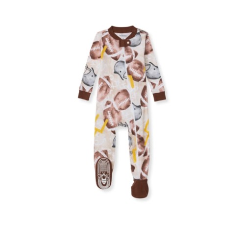 Football Season Organic Baby Sleeper Newborn