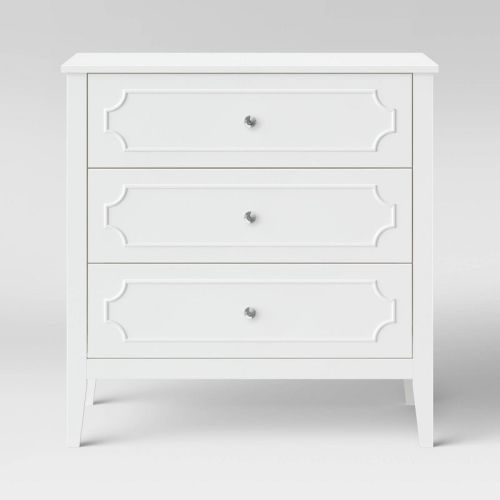 DaVinci Chloe Regency 3-Drawer Dresser, Color: White