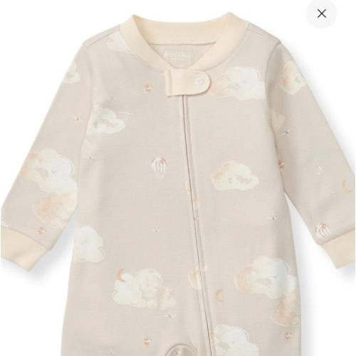 Good Night Sky Organic Cotton Sleep & Play - Limestone – Burt's Bees Baby
