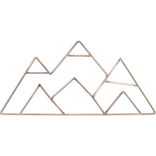 NoJo Mountain Shaped Wire Nursery Wall Decor, Copper Finish