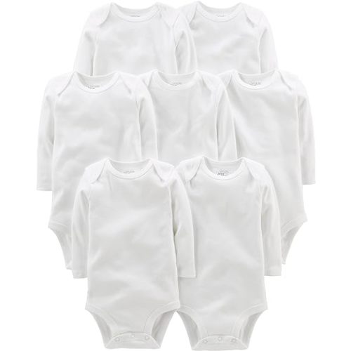 Simple Joys by Carter's Unisex Baby 7-pack Long Sleeve Bodysuit