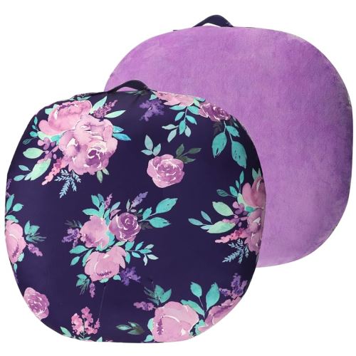 TANOFAR Newborn Lounger Cover, Baby Lounger Pillow Covers for Girls Boys, Removable Cover for Infant Lounger Pillow Cover, Breathable, Comfortable, Purple Flower
