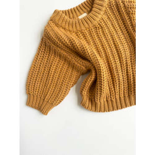 Chunky Knit Braided Cotton Baby Kids Sweater – Olive and Cradle