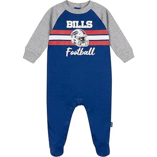 Gerber NFL unisex-baby Nfl Team Footed Coverall