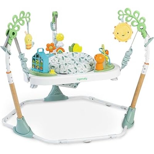Ingenuity 3-in-1 Baby Activity Center and Jumper – Adjustable Height Infant Activity Center, Baby Jumper and Play Table