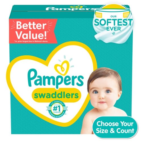 Pampers Swaddlers Diapers, Soft and Absorbent, Size 5, 108 Count