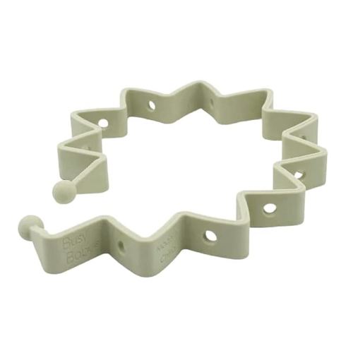 Busy Baby Toy Bungee - Dishwasher Safe Toy Strap - 100% Food-Grade Silicone (Tan)