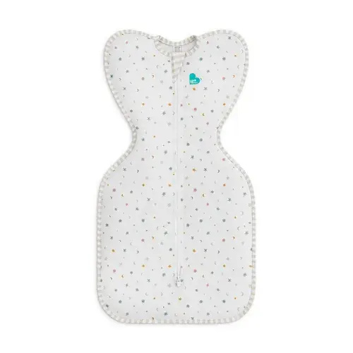 Love To Dream Swaddle Up Organic Starlight 0.2 Tog White Size Newborn | Baby Bunting NZ