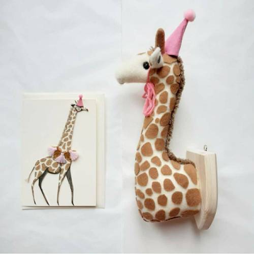 Giraffe wall plaque