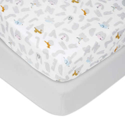 Animal Print Cotton Poplin Sheets 2 pk | aden + anais