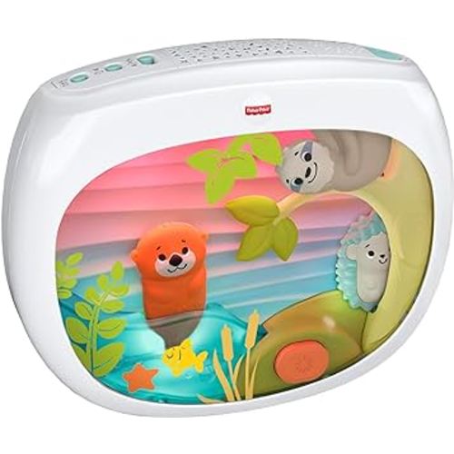 Fisher-Price Baby Sound Machine Settle & Sleep Projection Soother With Sensor And Customizable Music & Light Projection