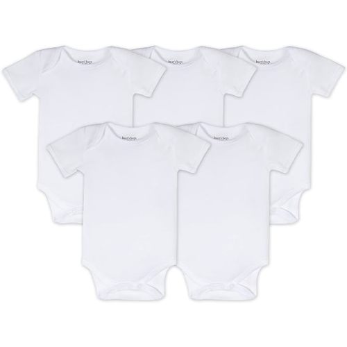 Burt’s Bees Baby Bodysuits, 5-Pack Short Sleeve