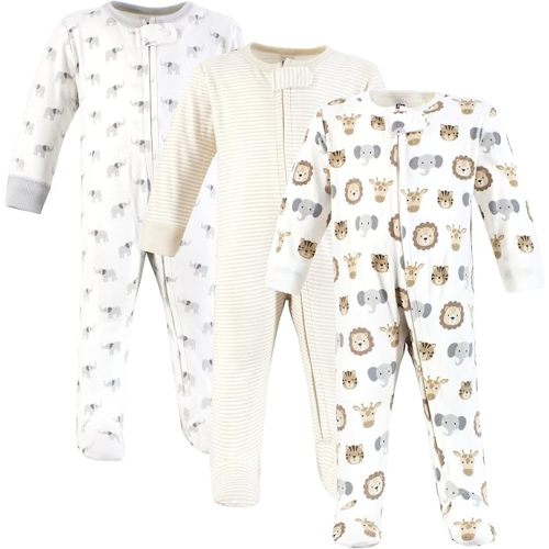 Hudson Baby Unisex Baby Cotton Sleep and Play