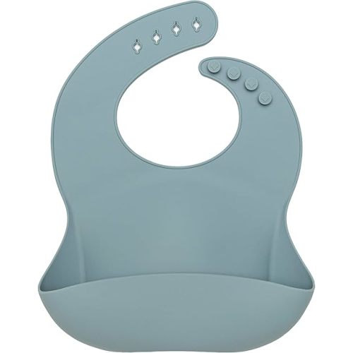 Loulou Lollipop Soft, Waterproof Silicone Feeding Bib