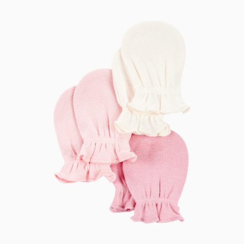 Carter's 3-Pack Mittens - Pink & Cream, 0-3 M