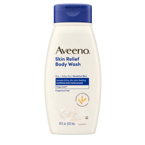 Aveeno Skin Relief Fragrance-Free Body Wash for Sensitive, Dry Skin 18 fl oz