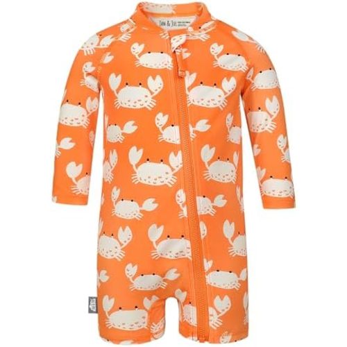 JAN & JUL Long Sleeve 1-pc UV Jumpsuit Rash Guard (Baby, Toddler)