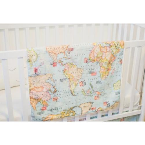 World Map Baby Blanket, Welcome to the World Blanket, Minky Blanket, Baby Shower Blanket, Cool Baby Gift, Newborn Blanket, Toddler Blanket