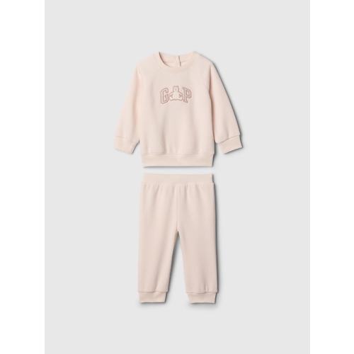 Baby VintageSoft Bear Logo Sweat Set
