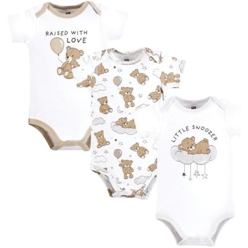 Hudson Baby Unisex Baby Cotton Bodysuits