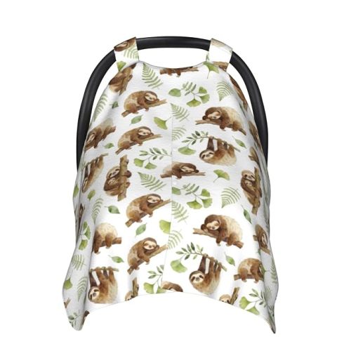 Sloth Car Seat Canopy Stroller Cover for Baby, Sloth Baby Stuff