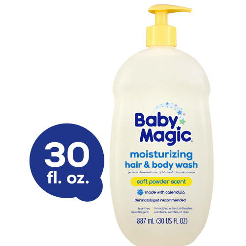 Baby Magic Tear-Free Gentle Hair & Body Wash, Soft Powder Scent