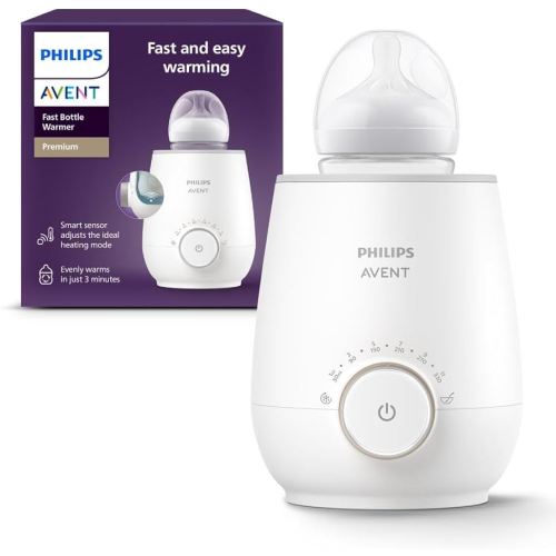 Philips Avent Premium Fast Bottle Warmer, with Smart Temperature Control