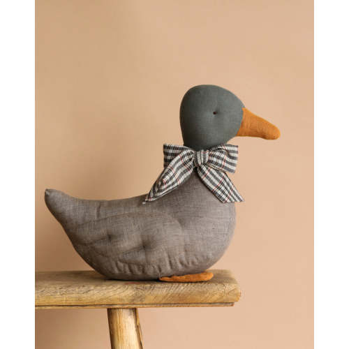 Maileg Duck Stuffed Animal - Gray