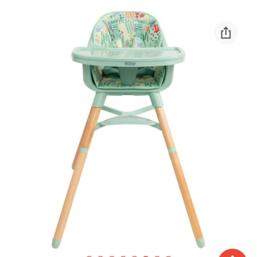 4-in-1 Multi-Use High Chair | Green Garden