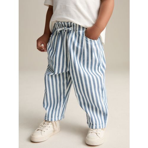 Stripe Slouch 100% Cotton Jeans (9-12 months)