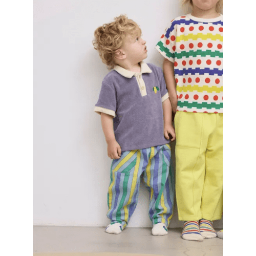 Bobo Choses - Lightweight Denim Stripe Pants - Blue | Smallable