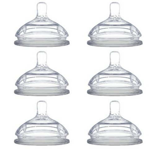 Comotomo Silicone Replacement Nipple, Medium Flow, 3-6 Months, 2 Count