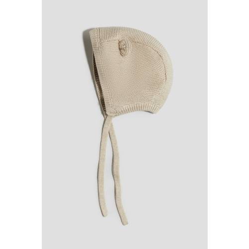KNIT COTTON BONNET