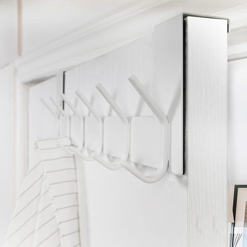 WEBI Over The Door Hooks, White - 1 Pack