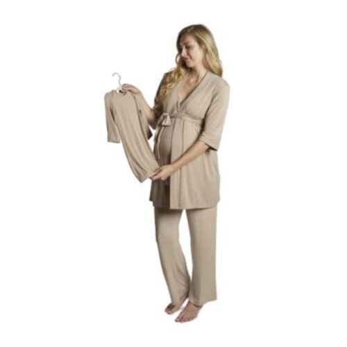 Maternity Analise During & After 5-Piece Maternity/Nursing Sleep Set