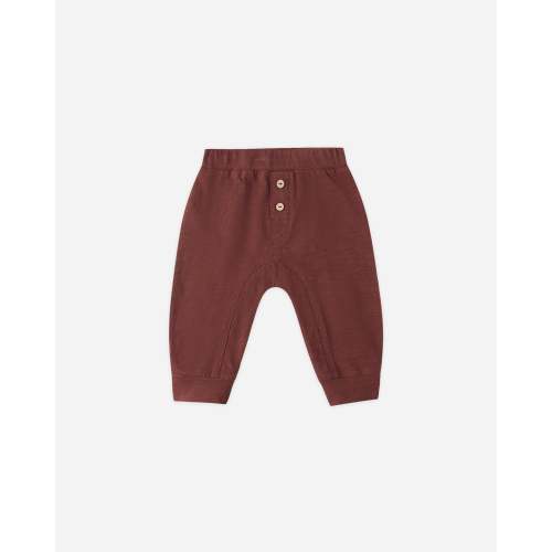 Baby Cru Pant || Burgundy | 0-3M or 3-6M