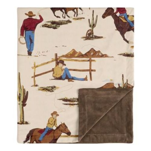 Sweet Jojo Designs Boy Baby Swaddle Blanket Wild West