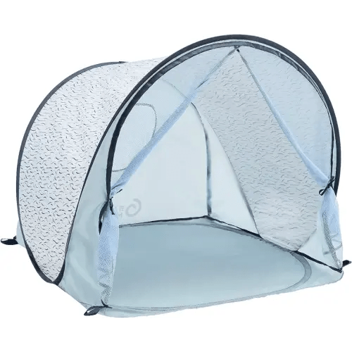 Babymoov Anti-UV Blue Waves Tent UPF 50+ Sun Protection with Pop Up System for Easy Use & Transport (Summer 2024 Edition)