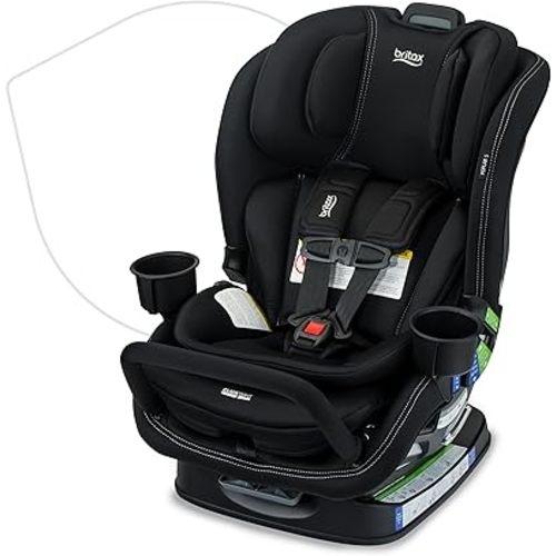 Britax Poplar S Convertible Car Seat, 2-in-1 Car Seat with Slim 17-Inch Design, ClickTight Technology, Onyx