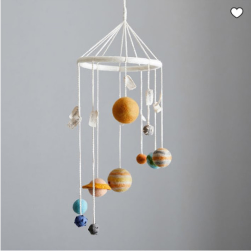 Wool Planet Ceiling Mobile