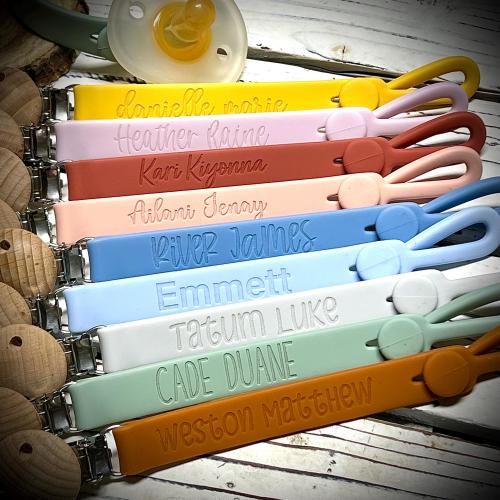 Pacifier Clip Pacifier Holder Binky Clip Binky Holder Personalized Pacifier Holder Personalized Baby GIft