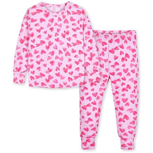 Gerber Unisex Baby Toddler Buttery Soft 2-Piece Snug Fit Pajamas with Viscose Made from Eucalyptus