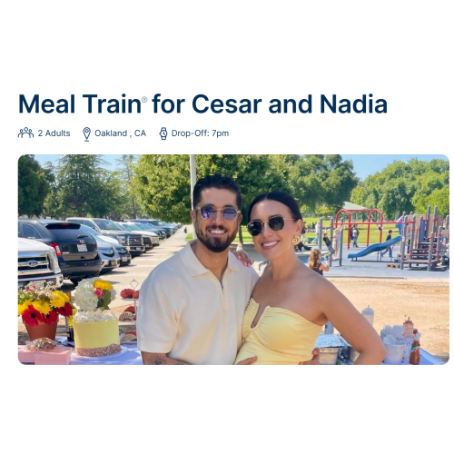 Meal Train Sign Up - See Link Attached